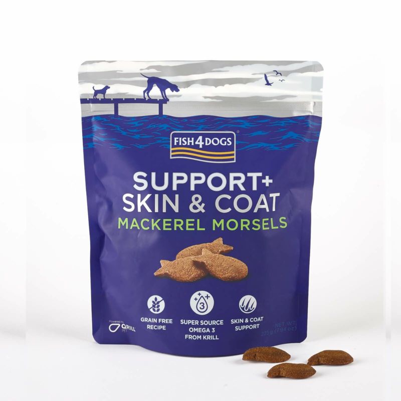 Fish4Dogs　サポートトリーツ　被毛・皮膚ケア　225g