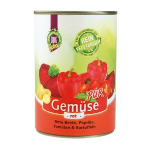 ピュア　100％ 新鮮野菜の缶詰「赤」　410g　